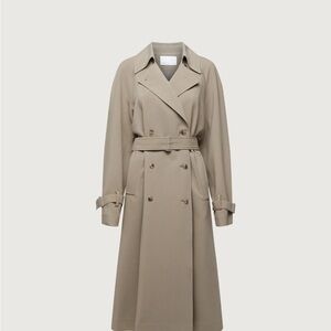 Oak + Fort Tan Trench Coat